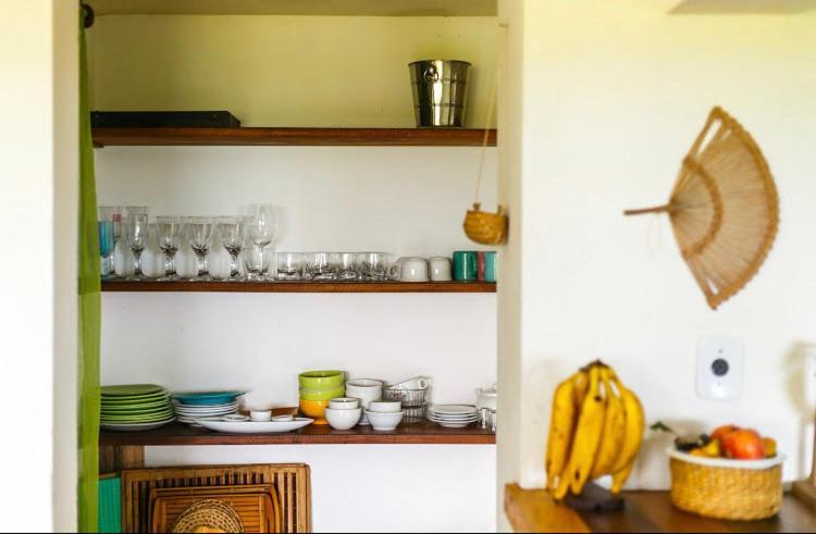 Espelho Bahia Blue House Bed & Breakfast Прая ду Еспельо Екстериор снимка